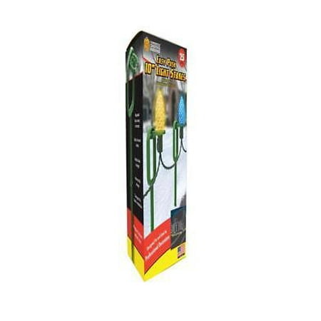 Adams 9110-99-5635 Easy Push Christmas Light Stakes 10 Inch