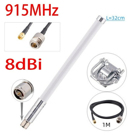 QXKE 8dBi LoRa Gateway 915MHz Antenna for Helium RAK Hotspot HNT Miner 868MHz