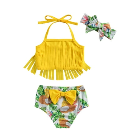 Citgeett Infant Baby Girl 3pcs Swimwear Cute Bikini Set Summer Swimsuit Beachwear with Headband
Citgeett Infant Baby Girl 3pcs Swimwear Cute Bikini Set Summer Swimsuit Beachwear with Headband