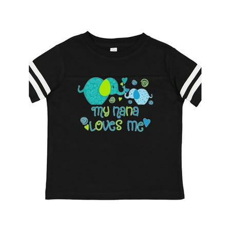 Inktastic My Nana Loves Me- cute elephants Gift Toddler Boy or Toddler Girl T-Shirt
Inktastic My Nana Loves Me- cute elephants Gift Toddler Boy or Toddler Girl T-Shirt