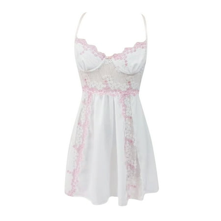TAIAOJING Womens Chemise Nightgown Fashion V Neck Lace Nightwear Satin Sleepwear Lace Chemise Mini Teddy Underwear Sleepwear Steel Ring Pajamas
TAIAOJING Womens Chemise Nightgown Fashion V Neck Lace Nightwear Satin Sleepwear Lace Chemise Mini Teddy Underwear Sleepwear Steel Ring Pajamas