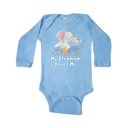 Inktastic My Stepmom Loves Me Cute Elephants Clouds Moon and Stars Gift Baby Boy or Baby Girl Long Sleeve Bodysuit
Inktastic My Stepmom Loves Me Cute Elephants Clouds Moon and Stars Gift Baby Boy or Baby Girl Long Sleeve Bodysuit
