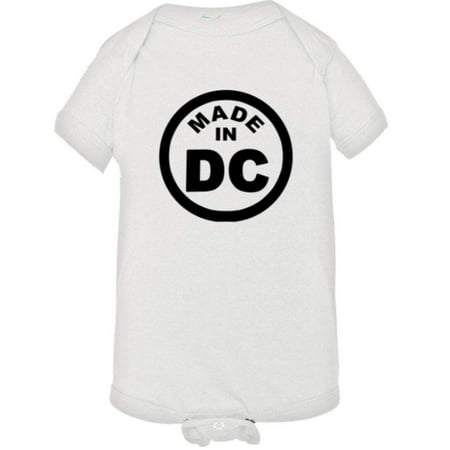 PleaseMeTees™ Baby From Born Made In Washington DC Logo Label HQ Jumper