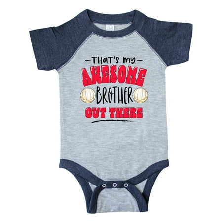 Inktastic That s My Awesome Brother Out There with Volleyballs Gift Baby Boy or Baby Girl Bodysuit
Inktastic That s My Awesome Brother Out There with Volleyballs Gift Baby Boy or Baby Girl Bodysuit