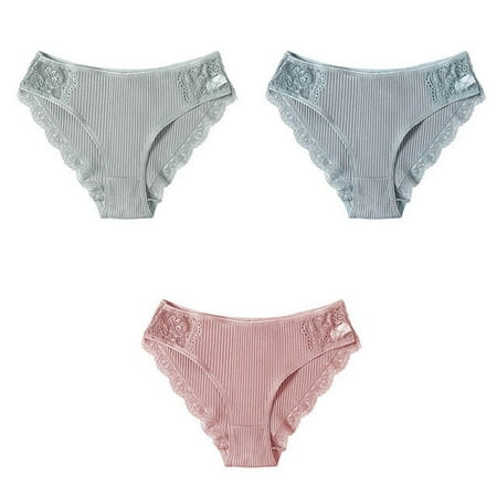 M-XXL 3PCS Women s Cotton Panties Set Floral Lace Briefs Underwear Comfortable Panty for Female Sexy Low-Rise Intimates Lingerie
M-XXL 3PCS Women s Cotton Panties Set Floral Lace Briefs Underwear Comfortable Panty for Female Sexy Low-Rise Intimates Lingerie
