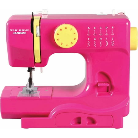 Janome 10-Stitch Fast Lane Fuschia Sewing Machine, Fastlane