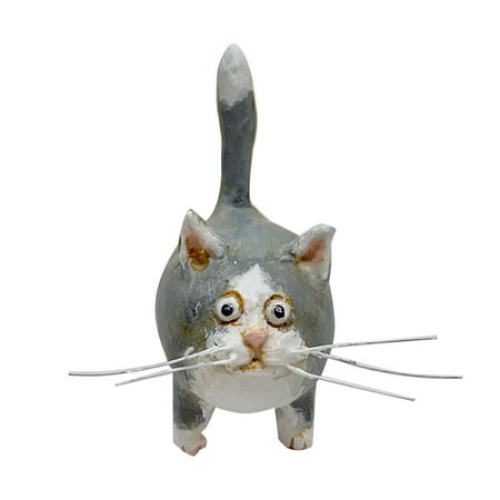 Wiueurtly Kitty Miniature Sculpture Cat Figurines Home Decor Kitty Figures Decoration Art Resin Desktop Ornament With Expression For Kids Boys Girls Chandelier Hooks for Crystals Christmas Trees for
Wiueurtly Kitty Miniature Sculpture Cat Figurines Home Decor Kitty Figures Decoration Art Resin Desktop Ornament With Expression For Kids Boys Girls Chandelier Hooks for Crystals Christmas Trees for