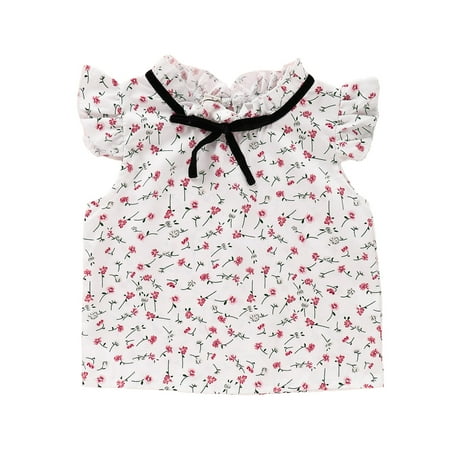 KIMI BEAR Toddler Girls T-shirt 3T Toddler Girls Summer Top 4T Toddler Girls Cute Floral Print Fly-sleeve Top Pink
KIMI BEAR Toddler Girls T-shirt 3T Toddler Girls Summer Top 4T Toddler Girls Cute Floral Print Fly-sleeve Top Pink
