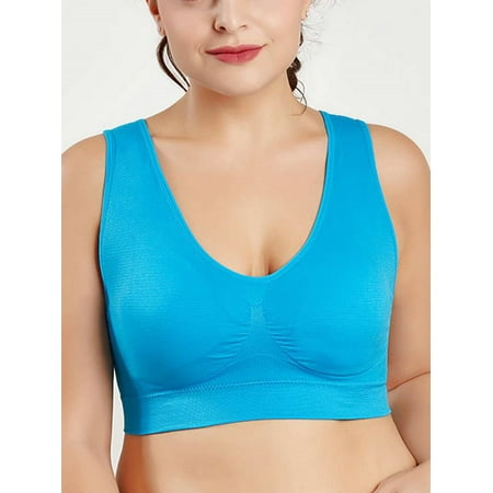 JustVH Women Seamless High Stretch Sports Casual Underwear Chest Pad Full Cup Shockproof Quick-drying Bra
JustVH Women Seamless High Stretch Sports Casual Underwear Chest Pad Full Cup Shockproof Quick-drying Bra