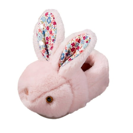ZHUASHUM Baby Shoes Cute Autumn And Winter Girls Slippers Flat Bottom Soft Warm And Comfortable Solid Color Cartoon Rabbit Shape For Kids
ZHUASHUM Baby Shoes Cute Autumn And Winter Girls Slippers Flat Bottom Soft Warm And Comfortable Solid Color Cartoon Rabbit Shape For Kids