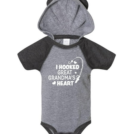 Inktastic I Hooked Great Grandma s Heart with Fishing Rod Gift Baby Boy or Baby Girl Bodysuit
Inktastic I Hooked Great Grandma s Heart with Fishing Rod Gift Baby Boy or Baby Girl Bodysuit