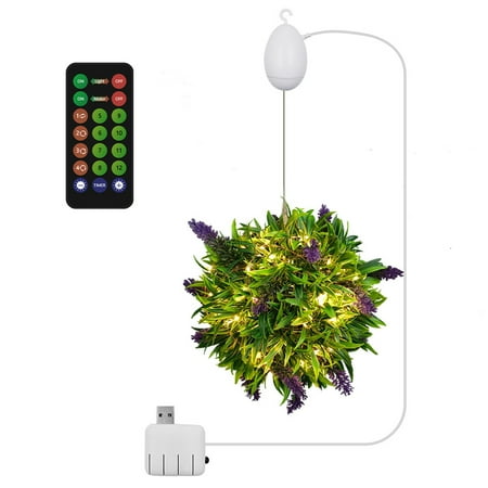 Rotating Ball 2.4W USB Lamp LED Wedding Party Decorative Lights Home Room Garden Faux Hanging Plants Light
Rotating Ball 2.4W USB Lamp LED Wedding Party Decorative Lights Home Room Garden Faux Hanging Plants Light