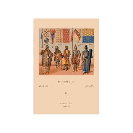 Medieval War Gear Print (Unframed Paper Print 20x30)