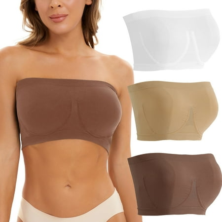 HGWXX7 Plus Size Bra 3 Pieces Sports Bras For Women Plus Size Strapless Bra Bandeau Non Padded Top Stretchy Yoga Fitness Bra
HGWXX7 Plus Size Bra 3 Pieces Sports Bras For Women Plus Size Strapless Bra Bandeau Non Padded Top Stretchy Yoga Fitness Bra