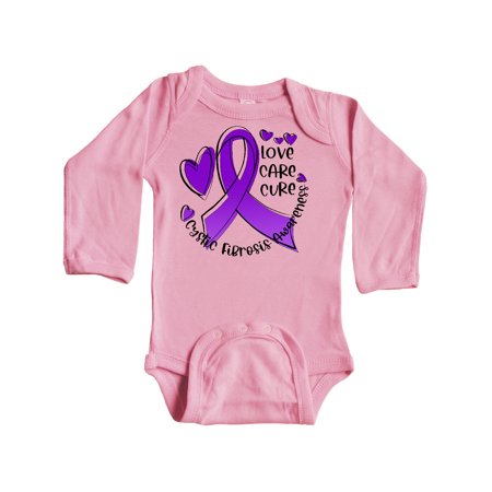 Inktastic Love Care Cure Cystic Fibrosis Awareness Purple Ribbon Gift Baby Boy or Baby Girl Long Sleeve Bodysuit
Inktastic Love Care Cure Cystic Fibrosis Awareness Purple Ribbon Gift Baby Boy or Baby Girl Long Sleeve Bodysuit