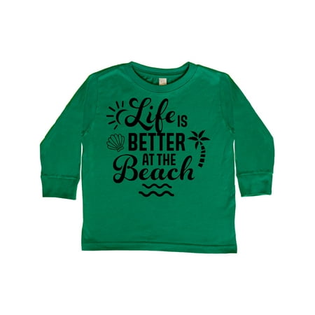 Inktastic Life is Better at The Beach with Sunshine Seashell and Palm Trees Gift Toddler Boy or Toddler Girl Long Sleeve T-Shirt
Inktastic Life is Better at The Beach with Sunshine Seashell and Palm Trees Gift Toddler Boy or Toddler Girl Long Sleeve T-Shirt