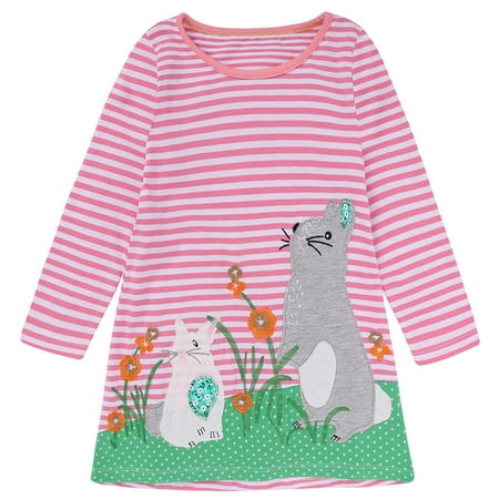 Dezsed Kids Dresses For Girls 18M-6Y Spring Fall Clearance Children Girls Clothing Long Sleeve Cartoon Striped Embroidered Dress Kawaii Clothes Baby Girls Princess Dress
Dezsed Kids Dresses For Girls 18M-6Y Spring Fall Clearance Children Girls Clothing Long Sleeve Cartoon Striped Embroidered Dress Kawaii Clothes Baby Girls Princess Dress