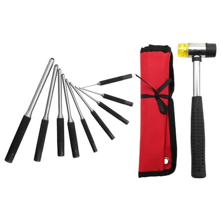 Roll Pin Punch Set with Storage Pouch 10Pcs Steel Removal Tool Kit with Carrying Bag for Jewelers Watch Repairers Work
Roll Pin Punch Set with Storage Pouch 10Pcs Steel Removal Tool Kit with Carrying Bag for Jewelers Watch Repairers Work