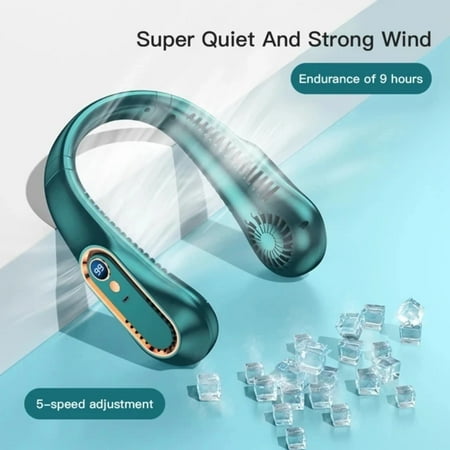 Hanging neck fan with digital portable fanless mini air cooler USB charging gift novelty
Hanging neck fan with digital portable fanless mini air cooler USB charging gift novelty