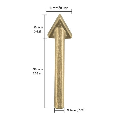 BAMILL Plastic Repair Triangular Copper Smoothing Head Soldering Iron Head Leather Raft