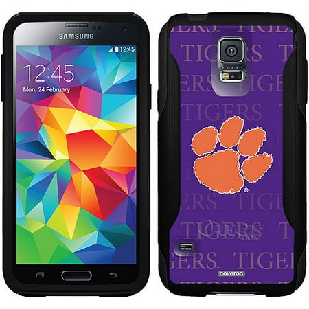 Clemson Repeating Design on OtterBox Commuter Series Case for Samsung Galaxy S5