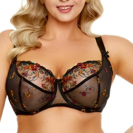 Black lace bra floral embroidery gold brown orange full coverage comfortable sexy bralette large cup sizes
Black lace bra floral embroidery gold brown orange full coverage comfortable sexy bralette large cup sizes