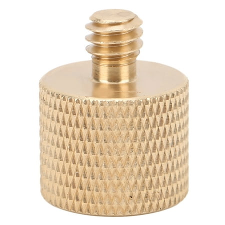 Tebru 5 Pcs 1/4 Male To 3/8 Female Tripod Thread Reducer Brass Screw Adapters Set
Tebru 5 Pcs 1/4 Male To 3/8 Female Tripod Thread Reducer Brass Screw Adapters Set