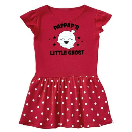 Inktastic Cute Pappap s Little Ghost with Stars Gift Baby Girl Dress