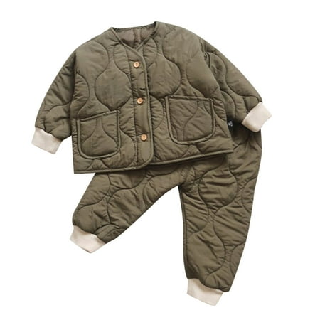 Boy Outfits Kids Toddler Baby Boys Girls Winter Jacket Set Patchwork Long Sleeve Coat Warm Outwear Solid Pants Trousers Outfit Set 2Pcs Clothes
Boy Outfits Kids Toddler Baby Boys Girls Winter Jacket Set Patchwork Long Sleeve Coat Warm Outwear Solid Pants Trousers Outfit Set 2Pcs Clothes