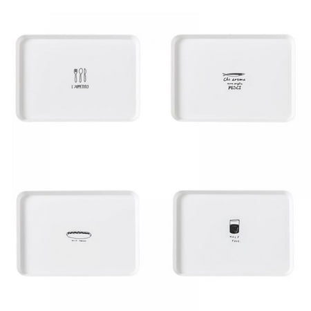 Set of 4 Pieces 12 Inch Rectangular Porcelain Platters Dessert Appetizer Salad Plates White Serving Trays
Set of 4 Pieces 12 Inch Rectangular Porcelain Platters Dessert Appetizer Salad Plates White Serving Trays