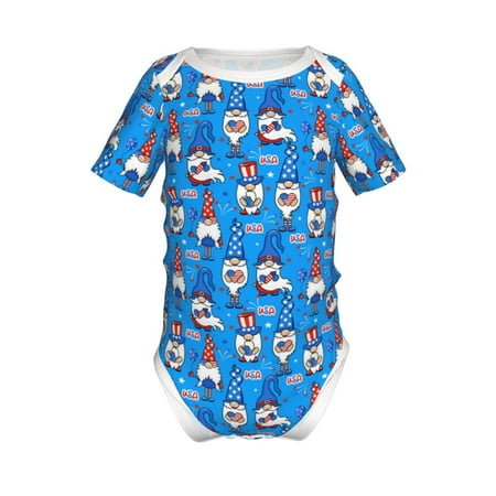 Adobk Gnomes in USA Print Baby Climbing Clothes Jumpsuit Rompers Classic Rompers Child Short sleeve Bodysuits-6 Months
Adobk Gnomes in USA Print Baby Climbing Clothes Jumpsuit Rompers Classic Rompers Child Short sleeve Bodysuits-6 Months