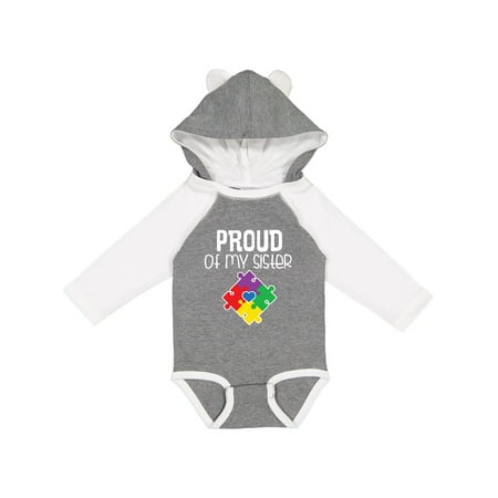 Inktastic Autism Awareness Proud of my Sister Gift Baby Boy or Baby Girl Long Sleeve Bodysuit
Inktastic Autism Awareness Proud of my Sister Gift Baby Boy or Baby Girl Long Sleeve Bodysuit