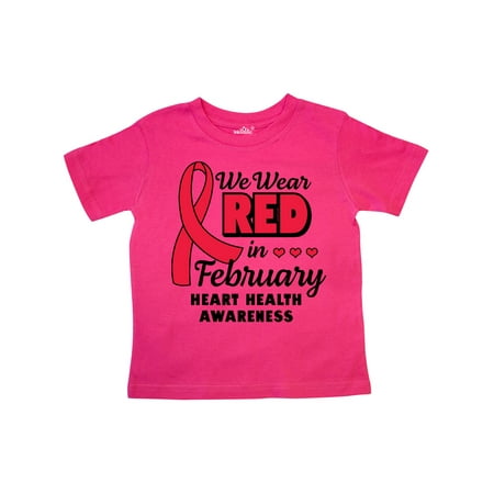 Inktastic Heart Health Awareness We Wear Red in February Gift Toddler Boy or Toddler Girl T-Shirt
Inktastic Heart Health Awareness We Wear Red in February Gift Toddler Boy or Toddler Girl T-Shirt