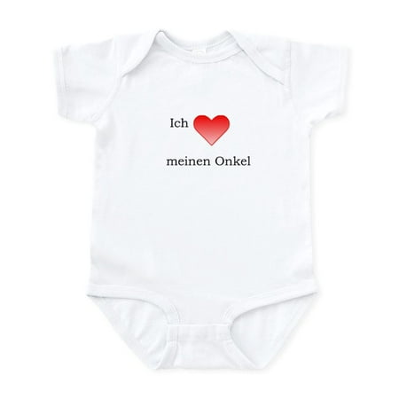 CafePress - Ich Liebe Meinen Onkel Infant Creeper - Baby Light Bodysuit Size Newborn - 24 Months
CafePress - Ich Liebe Meinen Onkel Infant Creeper - Baby Light Bodysuit Size Newborn - 24 Months