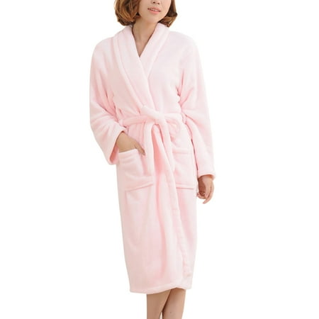 CKCL Couple Long Bathrobe Men Women Warm Soft Plush Coral Velvet Sleepwear Bath Robe Home Bathroom(Pink XL)
CKCL Couple Long Bathrobe Men Women Warm Soft Plush Coral Velvet Sleepwear Bath Robe Home Bathroom(Pink XL)