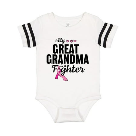 Inktastic Breast Cancer Awareness My Great Grandma is a Fighter Gift Baby Boy or Baby Girl Bodysuit
Inktastic Breast Cancer Awareness My Great Grandma is a Fighter Gift Baby Boy or Baby Girl Bodysuit
