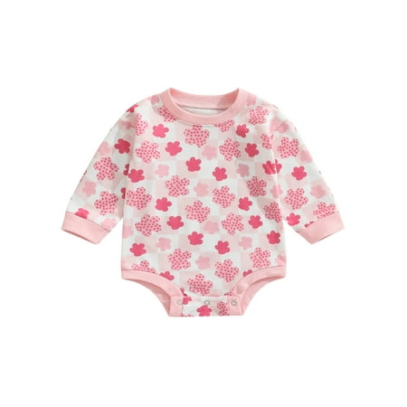 jaweiw Baby Girls Casual Romper for Spring Fall Checkerboard Floral Print Crew Neck Long Sleeve Sweatshirt Romper Jumpsuit for Toddlers Size 0 6 12 18 24 Months
jaweiw Baby Girls Casual Romper for Spring Fall Checkerboard Floral Print Crew Neck Long Sleeve Sweatshirt Romper Jumpsuit for Toddlers Size 0 6 12 18 24 Months