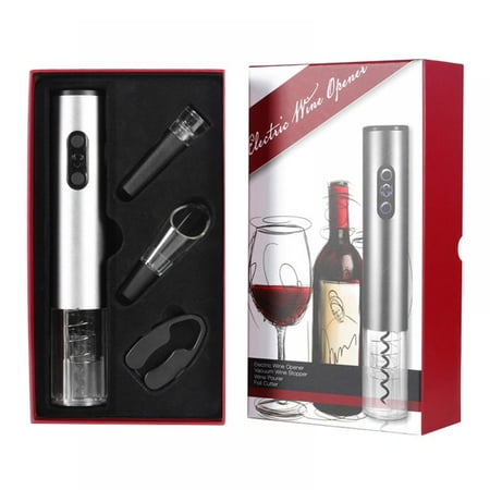Big Clearance! Electric Wine Opener Opener Includes Automatic Wine Opener Vacuum Stoppers Wine Aerator Pourer for Party Dating 4-in-1 Gift Set
Big Clearance! Electric Wine Opener Opener Includes Automatic Wine Opener Vacuum Stoppers Wine Aerator Pourer for Party Dating 4-in-1 Gift Set