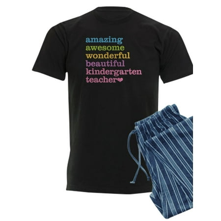 CafePress - Kindergarten Teacher - Men s Dark Pajamas