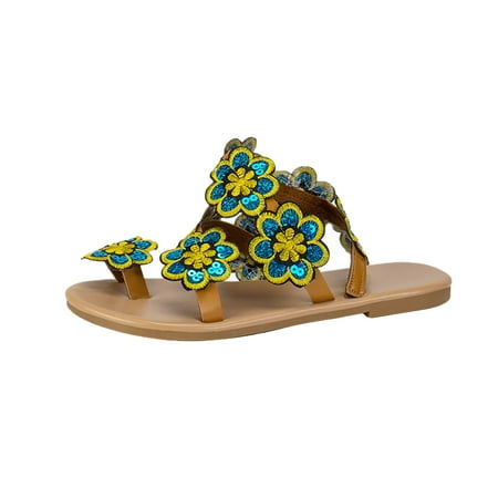 Ruyang Sandals for Women Women s Summer Floral Resort Flat Beach Sandals Sandals Walking Sandals Women
Ruyang Sandals for Women Women s Summer Floral Resort Flat Beach Sandals Sandals Walking Sandals Women