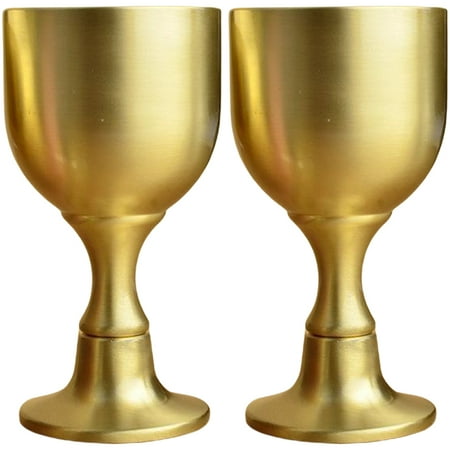 HOMEMAXS 2pcs Multi-function Wine Cup Copper Goblet Decorative Chinese Liquor Cup Wine Cup
HOMEMAXS 2pcs Multi-function Wine Cup Copper Goblet Decorative Chinese Liquor Cup Wine Cup