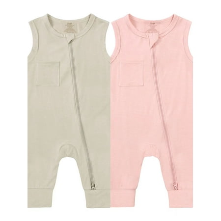 LAKIDAY Baby Sleeveless Romper Bamboo 2-Way Zipper Toddler Summer Jumpsuit Outfits Infant Footless Pajamas Onesie 0-24 Months
LAKIDAY Baby Sleeveless Romper Bamboo 2-Way Zipper Toddler Summer Jumpsuit Outfits Infant Footless Pajamas Onesie 0-24 Months