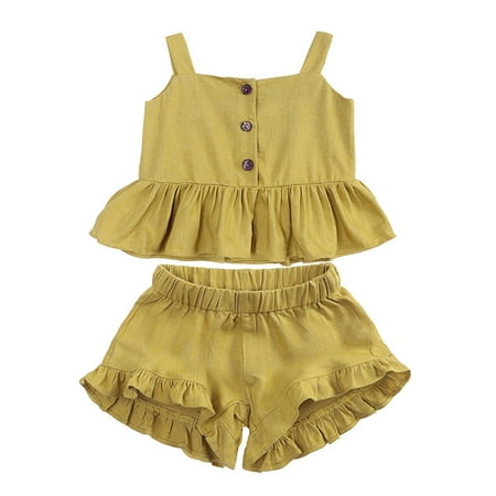 KI-8jcuD Girl Short Sleeve Romper Baby Girls Sleeveless Strap Ruffle Vest Button Up T Shirt Tops Shorts 2Pcs Set Summer Outfits Junior Outfits For Teen Girls 2T Girls Outfits Children Clothes Girls
KI-8jcuD Girl Short Sleeve Romper Baby Girls Sleeveless Strap Ruffle Vest Button Up T Shirt Tops Shorts 2Pcs Set Summer Outfits Junior Outfits For Teen Girls 2T Girls Outfits Children Clothes Girls