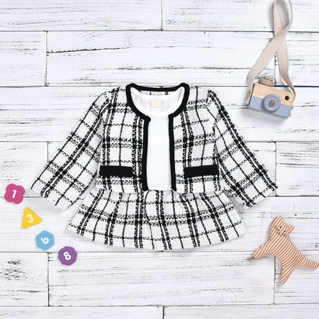 XMMSWDLA Toddler Girl Clothes Kids Baby Girls Plaid Skirt Set Long Sleeve Jacket Coat Top Party Dress Tutu Sales Clearance
XMMSWDLA Toddler Girl Clothes Kids Baby Girls Plaid Skirt Set Long Sleeve Jacket Coat Top Party Dress Tutu Sales Clearance