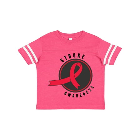 Inktastic Stroke Awareness Badge Gift Toddler Boy or Toddler Girl T-Shirt