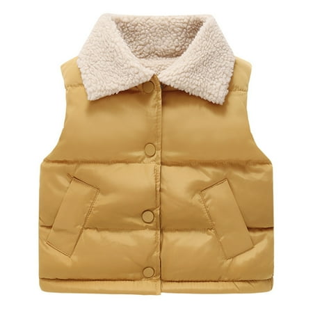 Toddler Jacket Boys Girls Solid Winter Fleece Button Vest Thicken Warm Outwear Kid Coat
Toddler Jacket Boys Girls Solid Winter Fleece Button Vest Thicken Warm Outwear Kid Coat