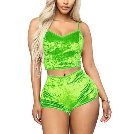 Multitrust Women Sexy Lingerie Set Crop Tops Short Elastic Band Pants Velvet Sleepwear Set
Multitrust Women Sexy Lingerie Set Crop Tops Short Elastic Band Pants Velvet Sleepwear Set