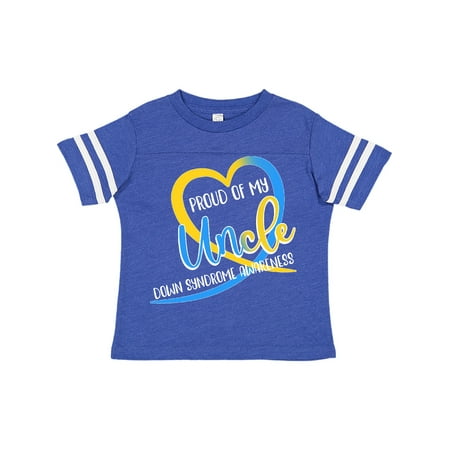 Inktastic Proud of my Uncle Down Syndrome Awareness Heart Ribbon Gift Toddler Boy or Toddler Girl T-Shirt
Inktastic Proud of my Uncle Down Syndrome Awareness Heart Ribbon Gift Toddler Boy or Toddler Girl T-Shirt