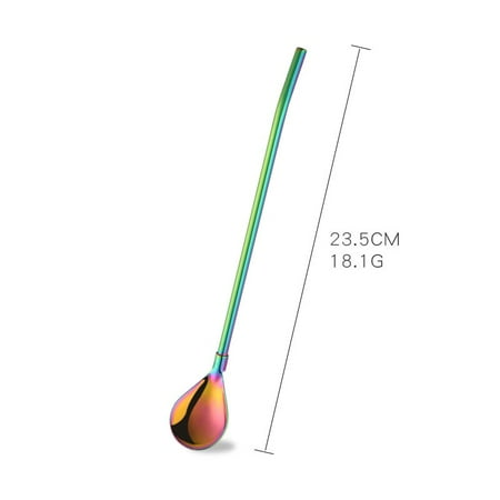 1Pc Drinking Straw Spoon Long Handle Bar Drinkware 18/10 Stainless Steel Cocktail Stirrer Spoon with
1Pc Drinking Straw Spoon Long Handle Bar Drinkware 18/10 Stainless Steel Cocktail Stirrer Spoon with
