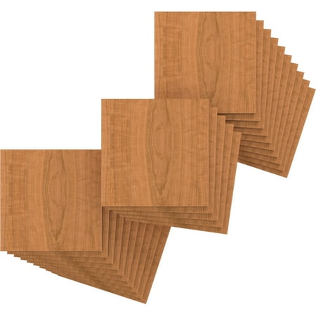 Ekena Millwork 7 3/4 W x 7 3/4 H x 1/4 T Wood Hobby Boards Cherry (25-Pack)
